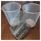 Mesh Trash Cans And More