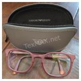 Purple Armani Prescription Glasses