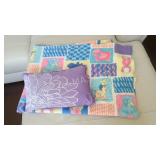 Pastel Throw Blanket & Pillow