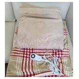 Serta Heated Blanket & Rl Throw Blanket