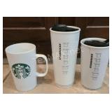(3) Starbucks Cups