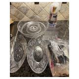 Chip And Dip Bowl And Plasticware