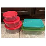 Pyrex Glass Storage Containers