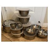 Aluminum Bowl W/ Lids & More#
