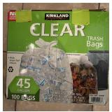 Kirkland Clear Trash Bags