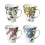 Portmeirion Botanic Garden Terrace Set Of 4 Mugs