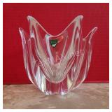 Orrefors Crystal Tulip Vase