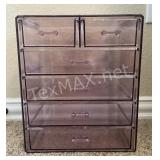 Purple Acrylic Organizer=