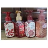 (4) Bath & Body Works Hand Soaps