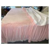 King Size Pink Bedspread