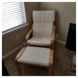Ikea Lounge Chair and Ottoman
