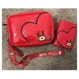 Bt21 Red Carry Bag & Wallet