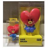 BT21 Hair Brush & Plush Magnet