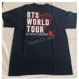 Bts World Tour Black Shirt, Large