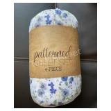 4-Piece King, Patterned Sheet Set