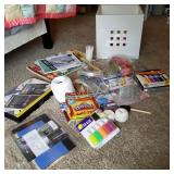Storage Cube & Assorted Craft Supplies