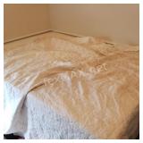 Ivory & Gold Colored Quilt