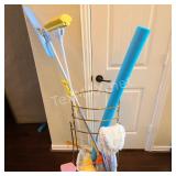 Cleaning Tools and Upright Caddy