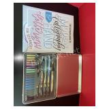 Calligraphy Set and Book