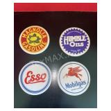 (4) Gas & Oil Co. Coasters