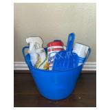 Basket of Cleaning Supplies