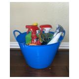 Basket of Cleaning Supplies