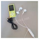 MP3 player with headphones