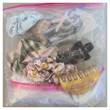 Hair clips and scrunchies