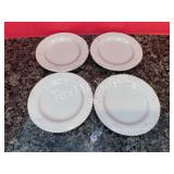 (4) Gray Ikea Plates