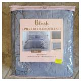 3 Pc. King Ruffled Quilt Set