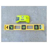 Level and stud finder