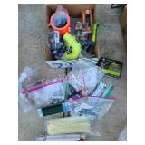 Box of hardware items