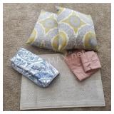 (2) Throw Pillows and More