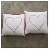 Accent Pillows - "Love"