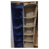 (2) 5 Shelf Hanging Closet Organizer