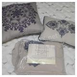 Duvet and Throw Pillows