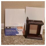 Canvas Panels and Bookend Frame