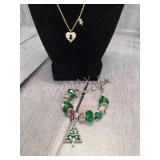 Swarovski Necklace with Bracelet