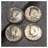 (4) Liberty Half Dollars