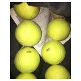(1) Large Baseball Bag With Softballs