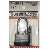 (1) Laminated Padlock
