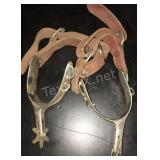 (1) Set Antique Cowboy Spurs