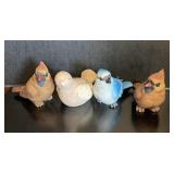 Set Of Bird Figurines