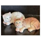 Pair Of Cat Figurines