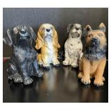 4- Dog Figurines