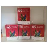 (4) Boxes of Christmas Lights