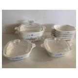 Corning Ware Dishes and (3) Lids