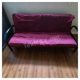 Futon with Maroon Cushion