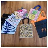 (12) Reusable Tote Bags