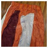 (2) Curtain Panels and Shower Curtain